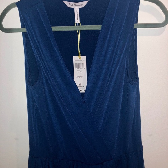 BCBGeneration Blue Romper - Picture 2 of 4